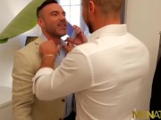 Preview 2 of MENATPLAY Classy Hunks Klein Kerr And Manuel Skye Anal Bang