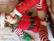 Preview 4 of Merry Xmas Santa Claus Beautiful Premium Lovedoll Cute No.1 Elf Costume Jingle bells Creampie Home