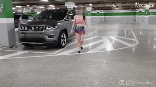 GIRLCUM Mall Parking Lot Toying Leads To Multiple Squirting Orgasms
