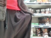 Preview 2 of Public Masturbation at the Supermarket - I love taking risks