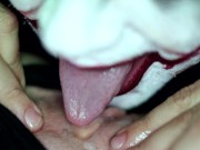 Preview 6 of Pussy Eat Clit Lick JOKER & HarleQuin Light My Wolf Moon Fire - Foxxy