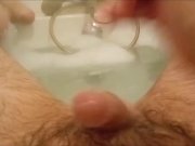 Preview 3 of Amateur porn video with French guy masturbating in his bath