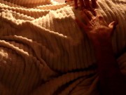 Preview 2 of Naked under my favourite velvet blanket - leads to a moaning, full body shaking orgasm