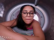 Preview 4 of MOMxxx Masturbating MILF Julia De Lucia caught and fucked hard POV doggystyle and creampie