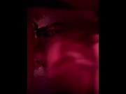 Preview 6 of Redhead girl amateur sucking dick blowjob in nightclub toilet (Part 2.)