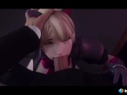 Preview 6 of D.Va Sucks her Boss Off Till he Cums on her Face (with sound) 3d animation hentai game overwatch