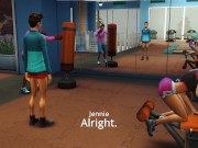 Preview 3 of Mega Sims- Cheating wife fucks strangers in public (Sims 4)