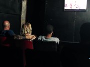Preview 2 of Hot Wife Fucking Strangers In Adult Theater