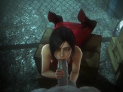 Preview 5 of Resident Evil Ada Wong blowjob - (noname55)