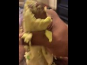 Preview 5 of She ordered the Burrito Dick with extra CUM!!! Food porn love