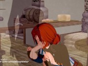 Preview 3 of The Witcher Triss Merigold is a tavern slut (3D PORN)