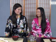 Preview 2 of MAMACITAZ - Asian Babes Miyuki Son & Lady Mae Indulge In Hot Lesbian Sex
