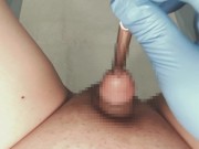 Preview 4 of I tried to shoot a video from a subjective point of view of squirting with metal probe masturbation.