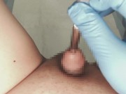 Preview 5 of I tried to shoot a video from a subjective point of view of squirting with metal probe masturbation.