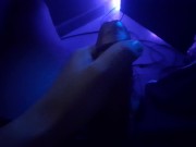 Preview 2 of Big White Cock in Neon Light