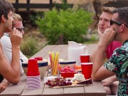 Preview 1 of Married Man Finds His True Self, Has First Gay Experience At Party - DisruptiveFilms