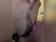 Preview 6 of Letting wifey cum all over my mouth