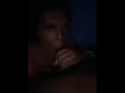 Preview 1 of PRETTY TS BITCH EATING DICK PT1
