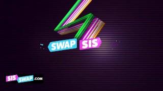 Sis Swap - Horny Studs Surprise Their Teen Stepsisters With Their Dicks In A Gift Box For Christmas