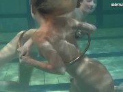 Preview 3 of Russian lesbian girls swimming in the pool
