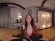 Preview 1 of Asian Alexia Anders As DEMON SLAYER NEZUKO Testing Your Sex Skills VR Porn