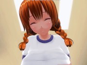 Preview 6 of 3D HENTAI POV Redhead Schoolgirl Rides Your Cock