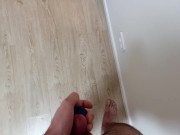 Preview 3 of Standing cumming on the floor