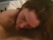 Preview 2 of Passionate Blowjob and Cumshot from Slutty Girlfriend - POV