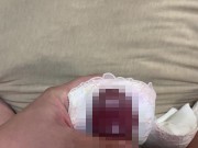 Preview 4 of masturbated and sprayed my sperm on a flowery bra worn by a college student in her twenties.