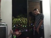 Preview 2 of siblings christmas party and new year's eve ... sex without a condom