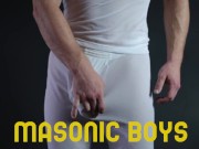 Preview 1 of MasonicBoys - Unsure boy stretches hole and gets bred before daddy cult