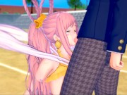 Preview 6 of [Hentai Game Koikatsu! ]Have sex with Big tits ONE PIECE Shirahoshi.3DCG Erotic Anime Video.