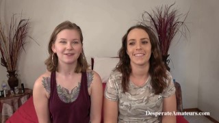 Amazing 19 Year Old Best Friends Fuck Each Other & Then Share A Hard Dick!