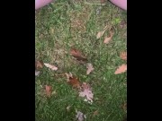 Preview 2 of pissing on grass for new years