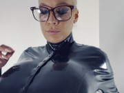 Preview 1 of Do you like massive tits in TIGHT latex outfit? I do!