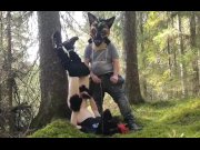 Preview 3 of Murrsuiter drinks his own piss in the woods and his friend give him one too