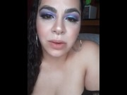 Preview 6 of Dirty Talking Latina Playing and Squeezing Her Big Tits @Jesmarie420