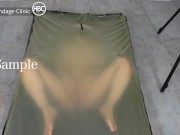 Preview 2 of Pleasure Torment Inside Carmel Transparent Vacuum Bed in an M Shaped Position