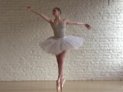 Preview 1 of Lovely Ballerina Annett A Performs A Classic Nude Ballet Routine