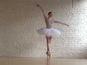 Preview 3 of Lovely Ballerina Annett A Performs A Classic Nude Ballet Routine