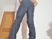 Preview 3 of Which pants should I wear for my girlfriend getting excited and suck my dick?
