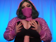 Preview 4 of Red Amanita titfuck and handjob your big cock in POV with her favourite hoodie on