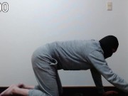 Preview 3 of （YogaKetsuiki Part2）I do cat stretch (yoga) for 3 minutes. In the meantime, put up with dry orgasm.