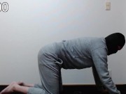 Preview 5 of （YogaKetsuiki Part2）I do cat stretch (yoga) for 3 minutes. In the meantime, put up with dry orgasm.