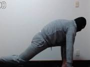 Preview 3 of （YogaKetsuiki Part5）I do low-rise (yoga) for 3 minutes. In the meantime, put up with dry orgasm.