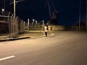 Preview 2 of [SISSY] I walked naked in the industrial area at night.