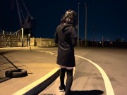 Preview 5 of [SISSY] I walked naked in the industrial area at night.
