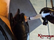 Preview 1 of Extreme spiked chastity cage installation