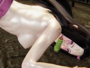 Preview 6 of [3dhentai] Demon Slayer Adult Nezuko Rough Futa Anal from Inosuke (Missionary, Doggy, Lifting, BJ)
