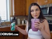Preview 2 of Dad Crush - Fitness Babe Motivates Her Lazy Stepdad To Live More Healthy With Her Juicy Pussy